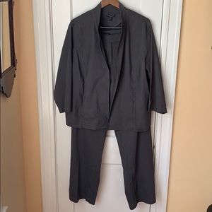 Eileen Fisher Linen-blend Suit